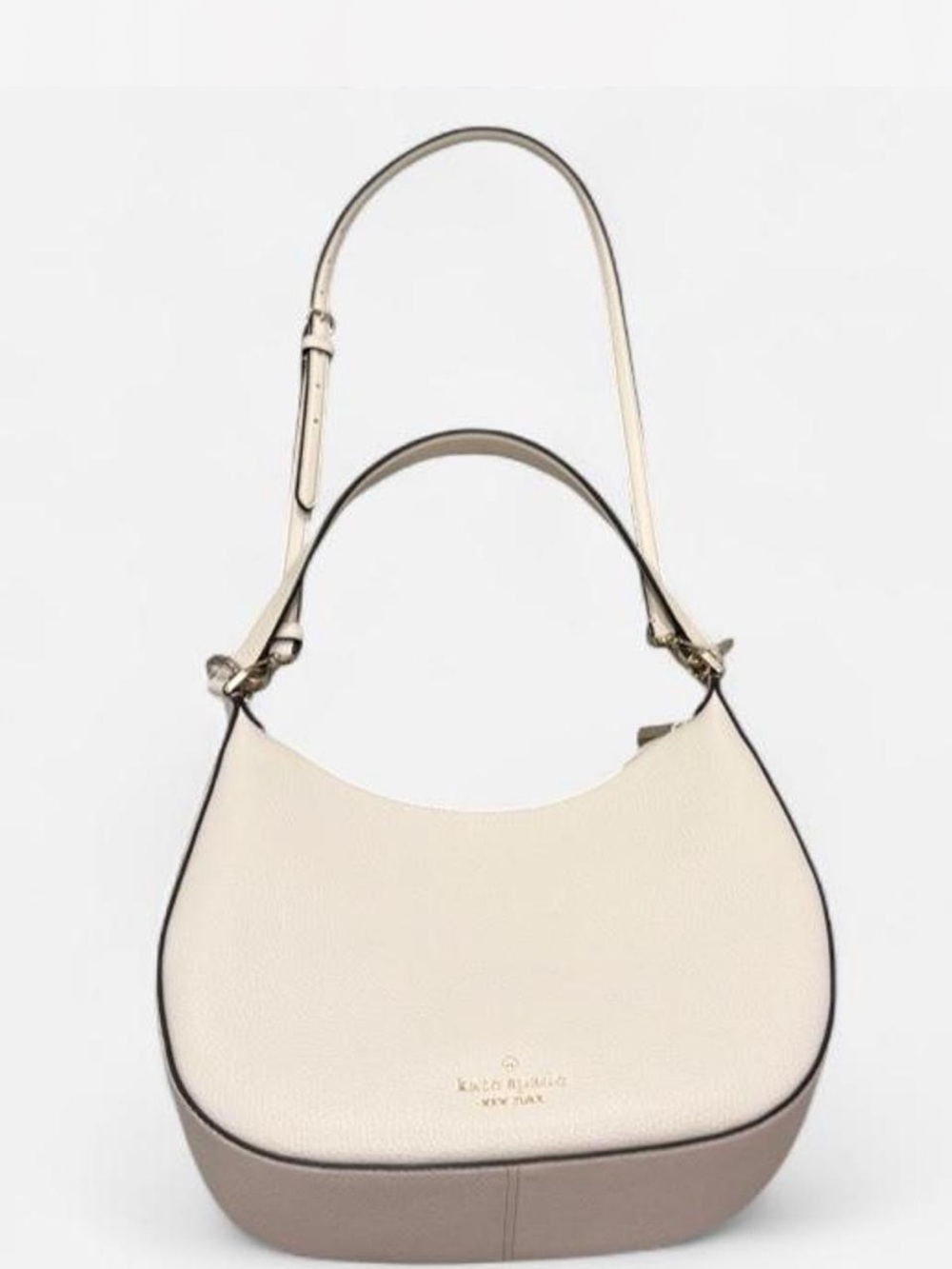 Brand New Authentic Kate Spade Janie Cream Leather Shoulder Bag - Picture 1 of 16